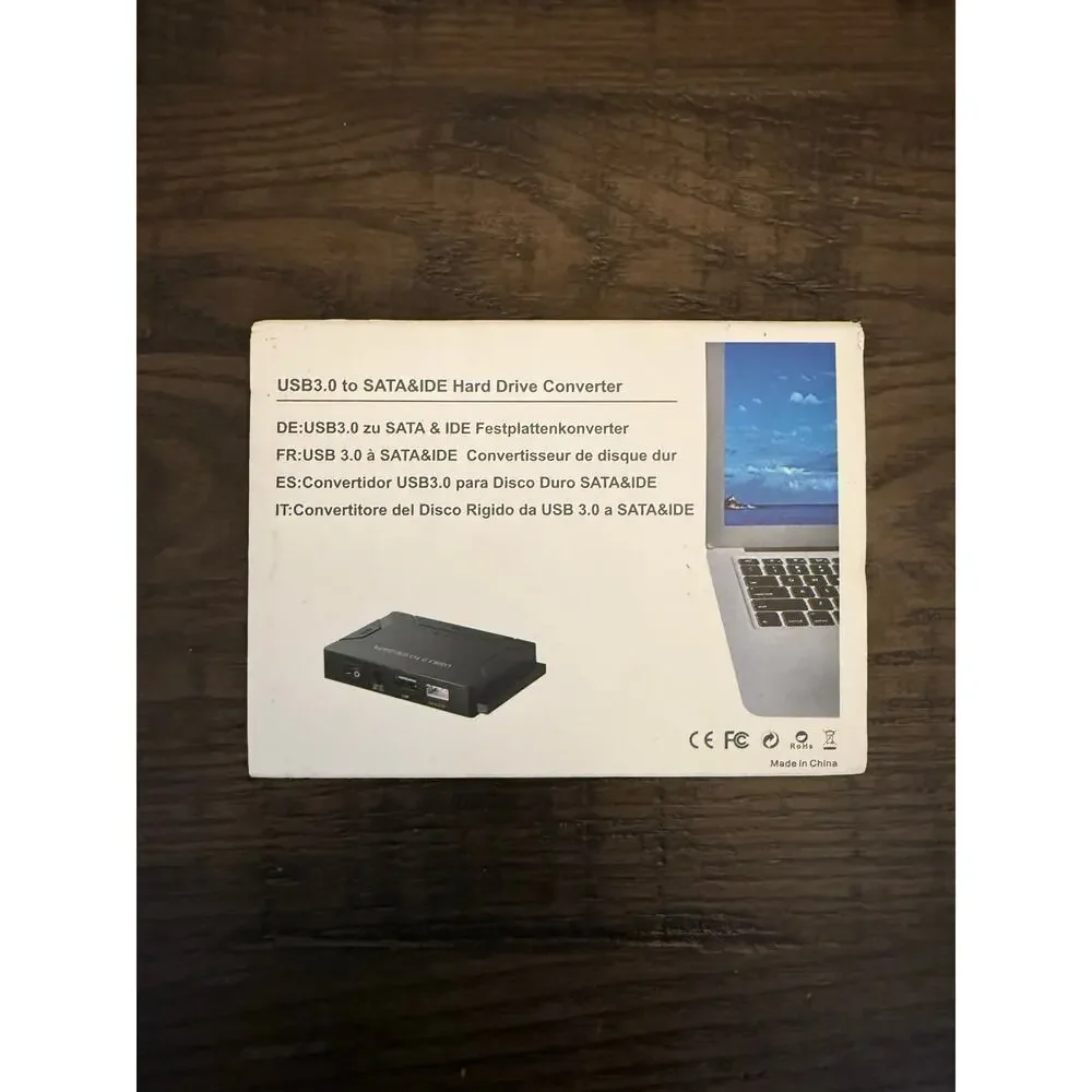 USB3.0 to SATA & IDE Hard Drive Convert Data Transfer Backup Adapter